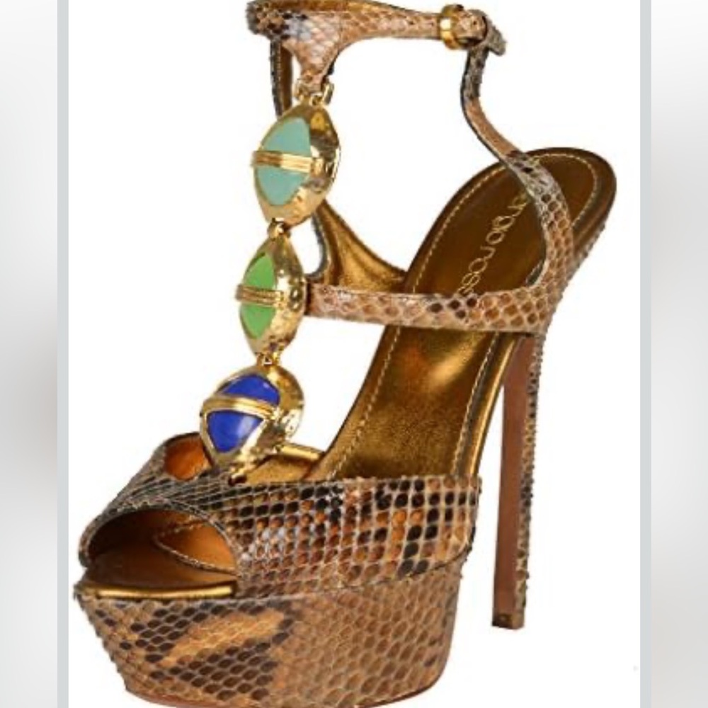 ISO!!! Sergio Rossi Python heels